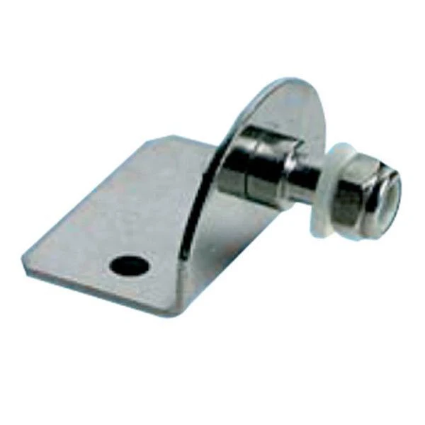 Utvendig vinkelfeste gassspjeld, AISI 316, 8 mm øyeledd, 25x25x35 mm
