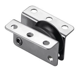 Ronstan, skiveboks 44x27x14mm 8mm tau / 4mm wire, 375kg arbeidsbelastning, 800kg bruddstyrke