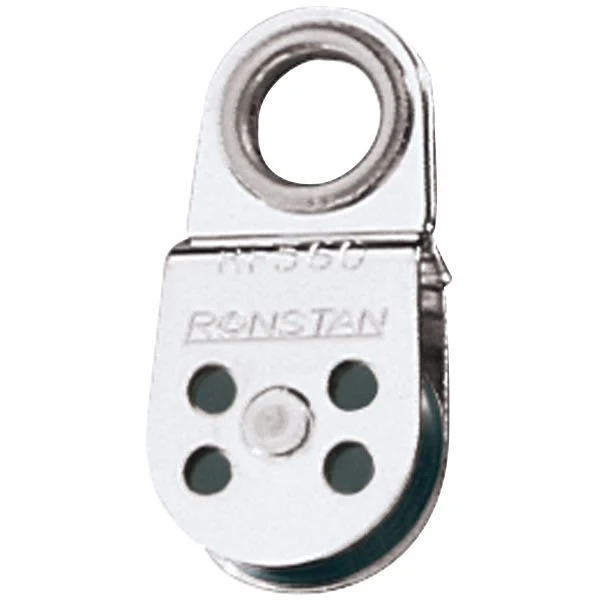 Ronstan, Trådblokkskive Ø19mm, Rustfritt stål AISI 316, Nylatron®, 250 kg, 500 kg, Ø3,0 mm