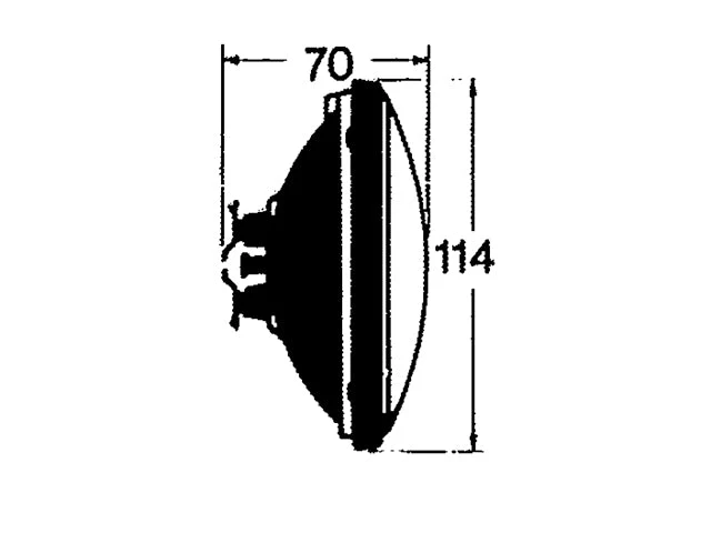 Aqua Signal, pære 118 mm 12 V/30 W (1 stk.)