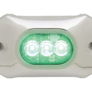 Attwood, undervannslys LED 4.0 Grønn, 12-24 VDC, vanntett