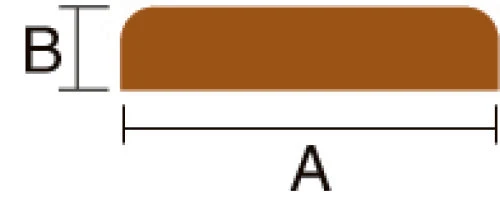 Roca, Dekklist teak 37x10mm, 2m