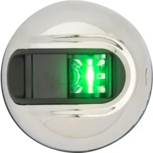 Attwood, Styrbord Lantern LED LightArmor, Vertical Round, SS, ATT-NV3012SSG-7