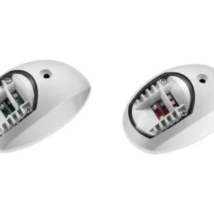 Talamex, LED-lanternesett (styrbord + babord), hvit, IP67, CE-merket