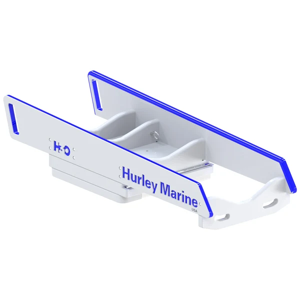 Hurley, Davit H3O med manuell vinsj, hvit, maks 180 kg