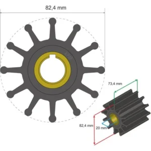 Albinus, Premium impeller, Sverige (1 stk), 06-02-025