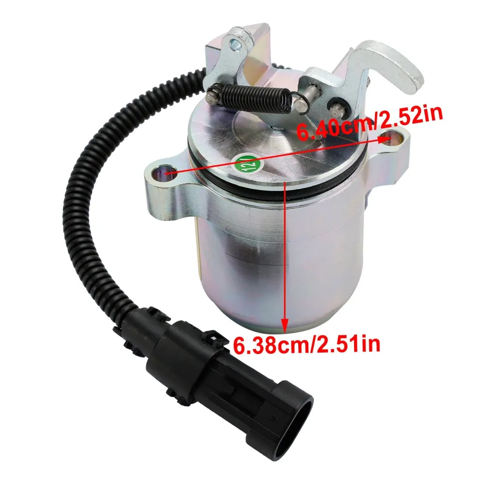 0428-7583 0428-7116 12V Fuel Shutoff Solenoid Kompatibel med Deutz 1011 2011