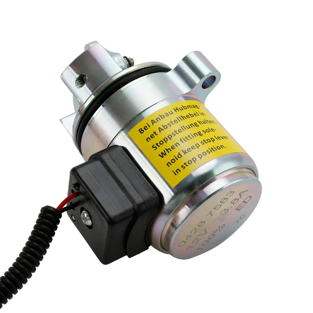 0428-7583 0428-7116 12V Fuel Shutoff Solenoid Kompatibel med Deutz 1011 2011