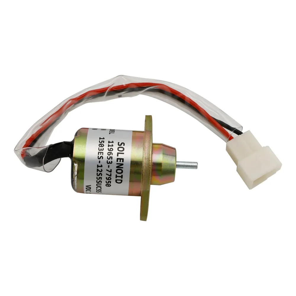 Drivstoffavslutt av magnetventilen passer Yanmar 1503es-12S5SUC5S 119653-77950