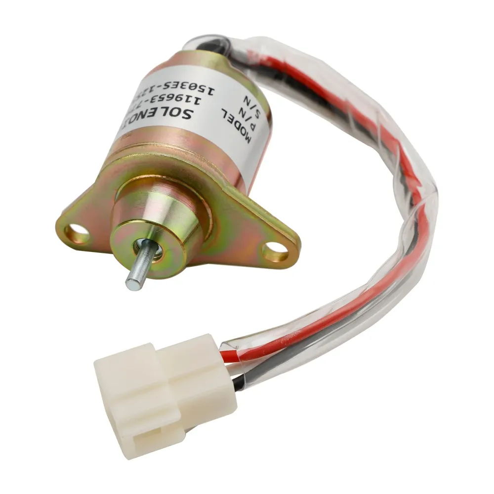 Drivstoffavslutt av magnetventilen passer Yanmar 1503es-12S5SUC5S 119653-77950