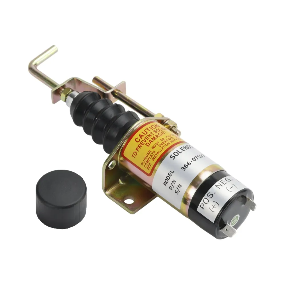 Drivstoffavslutt solenoid 366-07197 SA-3405T Lister Petter 12V 1502-12C7U2B2S1