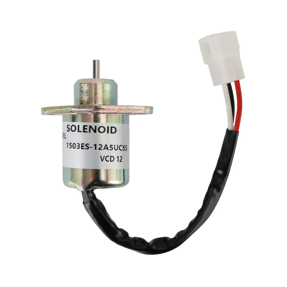 Drivstoffavstenging Solenoid 1503ES-12A5UC5S SA-4569-T Kubota Tractors B1700D B1700E