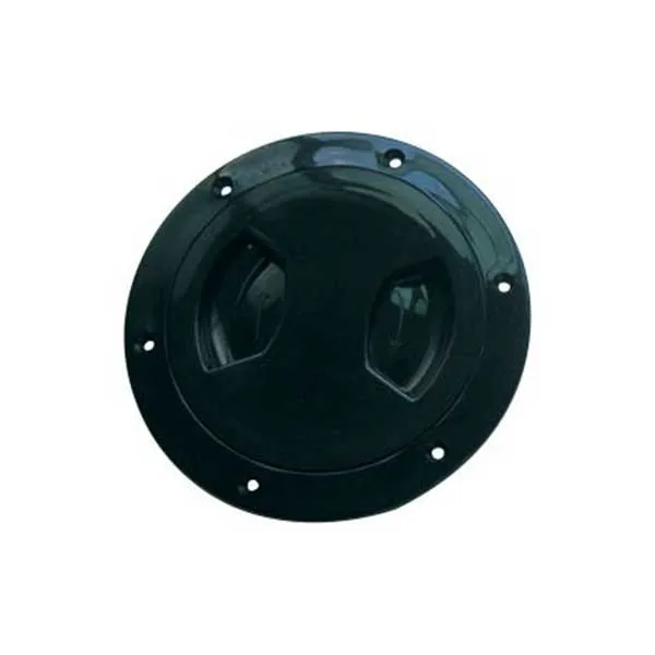 Inspeksjonsluke 100mm, Sort, Vanntett, Ø 105 mm, Ø 145 mm, Hull Ø 114 mm