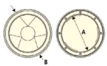 Nuova Rade, Inspeksjonsluke hvit, Ø104/143mm, 115mm montering