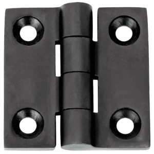 1852 Hengsel 38 x 38 mm syrefast sort