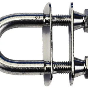 Blue Wave, U-brakett med låsemutter, klasse 3, M12, 122 mm, AISI 316