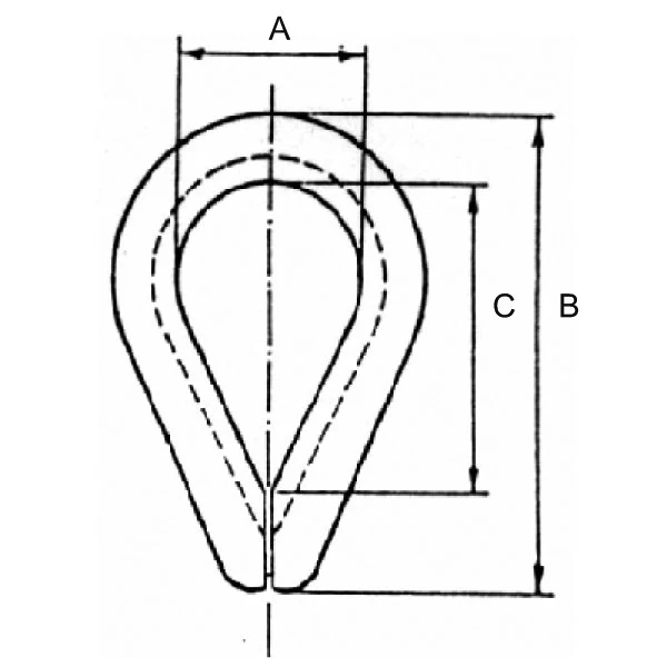 Kovse 5mm RF Stål AISI 316, 2 stk, 13 mm, 32 mm, 21 mm