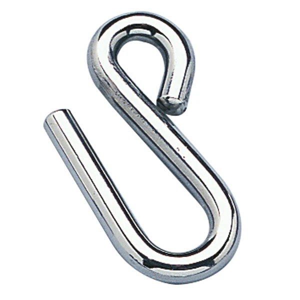 Ronstan, S-krok, 6,0 mm, bruddstyrke 400 kg, Ø10 mm, 62 mm, 36 g