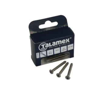 Talamex, Selvskjærende skrue, 2,9x13 mm, Rustfritt stål AISI 316, 18 stk, DIN 7983