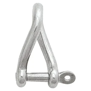 Talamex, Snoet sjækkel kort låsestift, AISI 316, 589081 – Størrelse: 10mm
