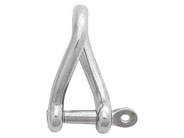 Talamex, Snoet sjækkel kort låsestift, AISI 316, 589081 – Størrelse: 10mm