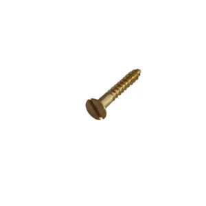 Talamex, Spaltet treskrue, 4,0 x 30 mm, Messing, 6 stk.