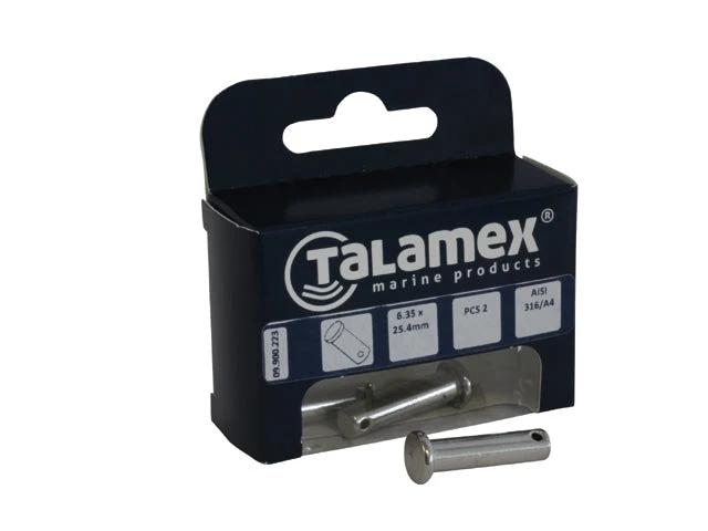 Talamex, Splitbolt, 4,75 Længde, SS AISI 316 – Størrelse: 16,0mm / Variant: 4,75 LÆNGDE 16,0MM