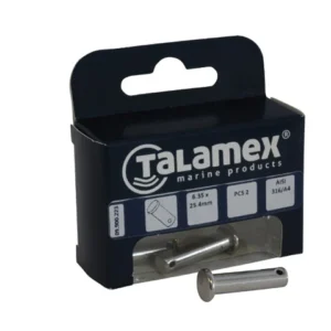 Talamex, Splittbolt 12mm, Rustfritt stål AISI 316, 30mm (1 stk.)