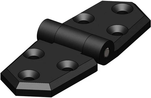 Trudesign, Hengsel kort svart 96x35mm (2 stk.)