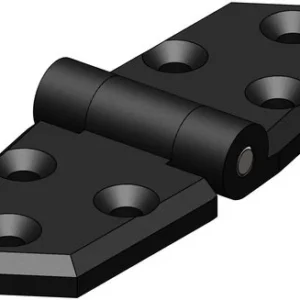 Trudesign, Hengsel kort svart 96x35mm (2 stk.)