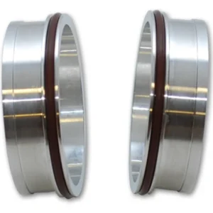 Vibrant HD Aluminum Weld Ferrules w/ O-Rings 2in OD Tubing - Sold Pairs