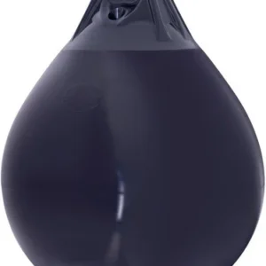 Polyform, Strawberry fender A2, marine m/marine topp, 390x500mm, Ø: 25mm, Oppdrift: 32kg