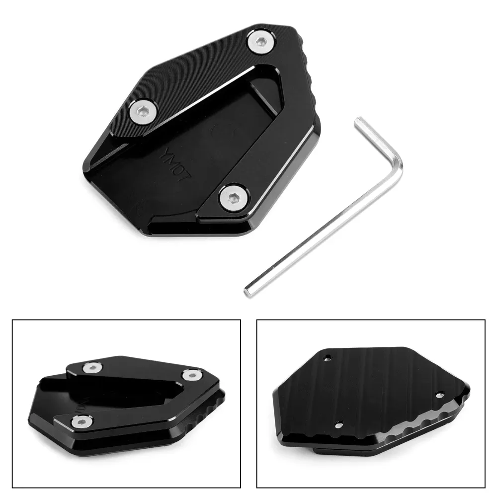 CNC Side Stand Kickstand Envularger Plate Yamaha MT-07 FZ-07 Tracer 700 14-19 Generisk