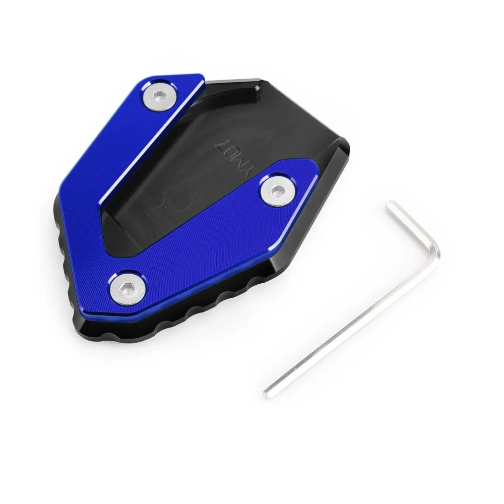CNC Side Stand Kickstand Envularger Plate Yamaha MT-07 FZ-07 Tracer 700 14-19 Generisk