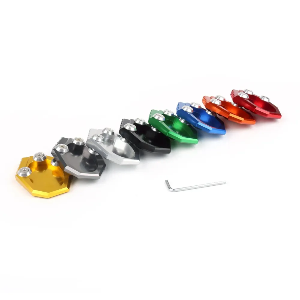 Kickstand Sidestand Extension Plate Pad 2010-2015 Kawasaki Versys 650 KLX250 Generisk