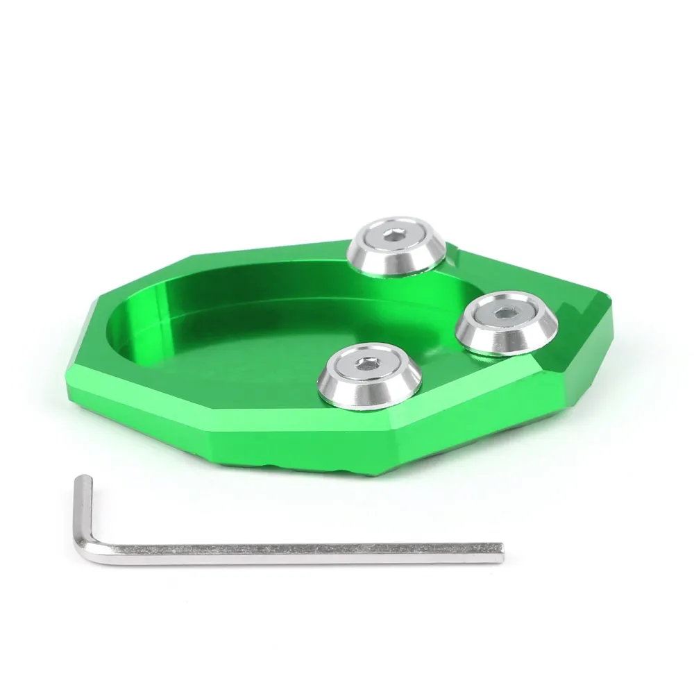 Kickstand Sidestand Extension Plate Pad 2010-2015 Kawasaki Versys 650 KLX250 Generisk