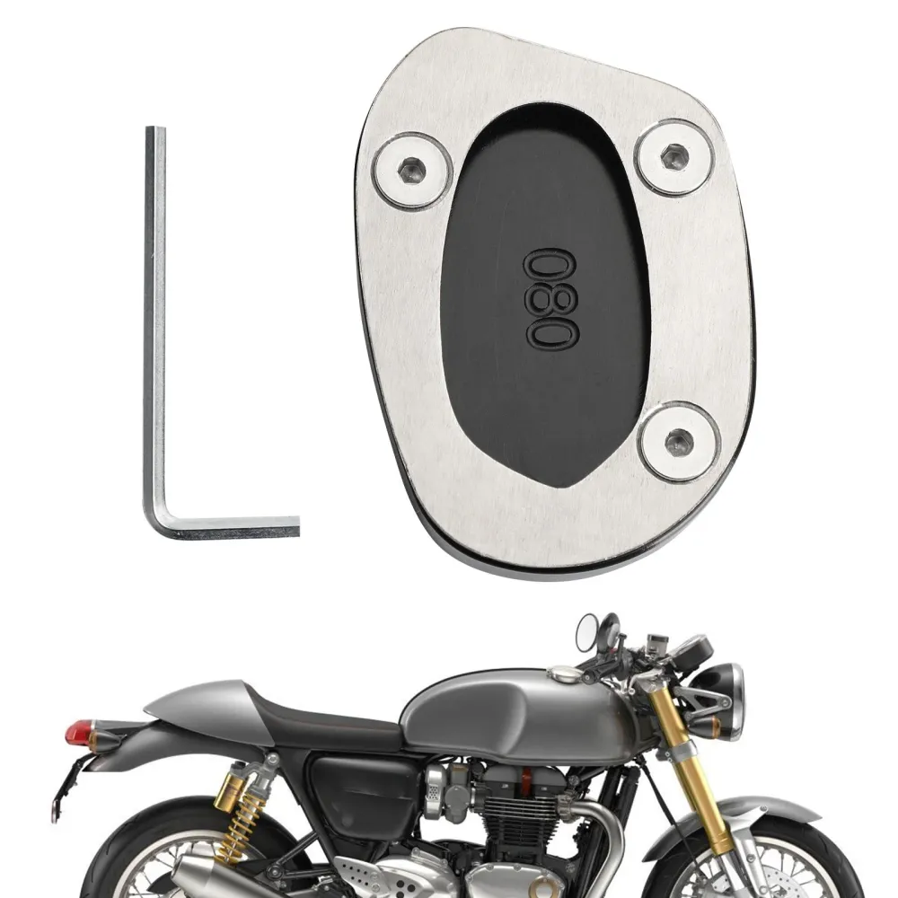 Kickstand Sidestand forstørrer platepute CNC aluminiumslegering Triumph Speed ​​Twin 1200 2019-2020