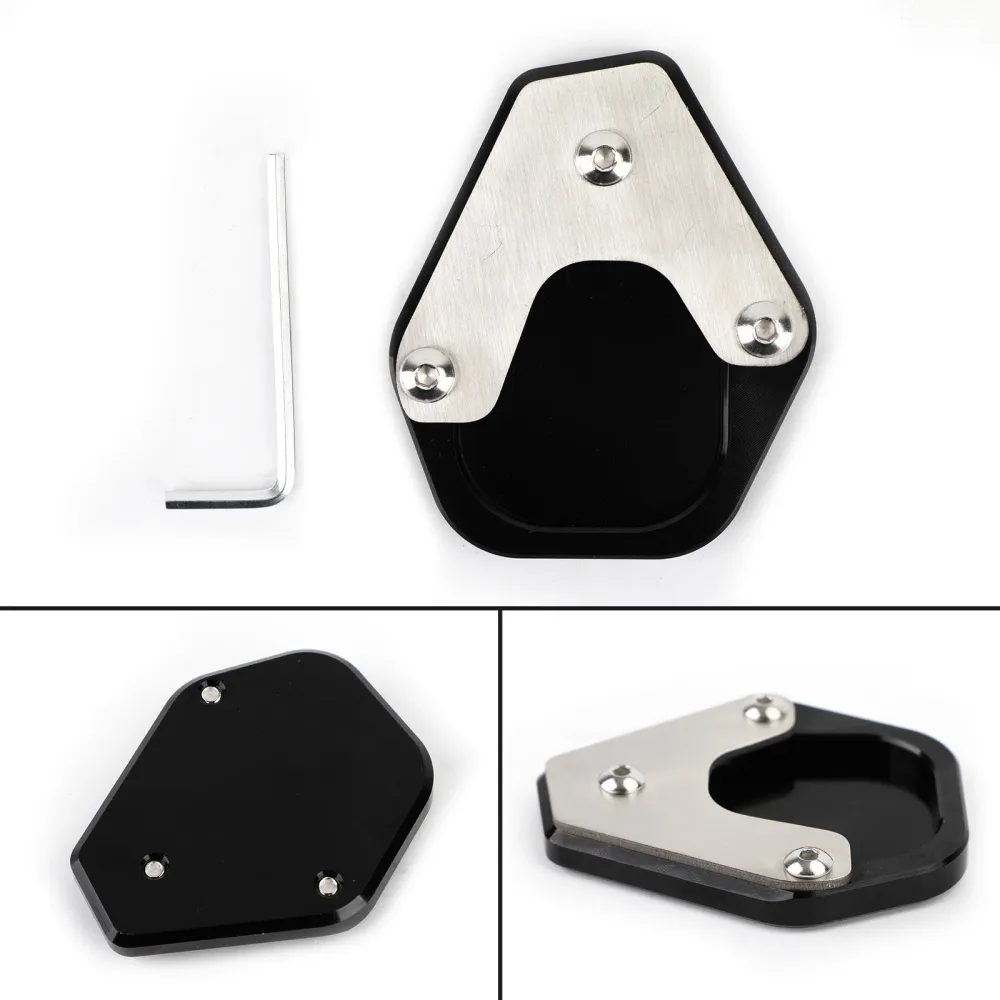Motorsykkel kickstand forstørrer plate pad fit Moto Guzzi V85TT 2020-2021 generisk
