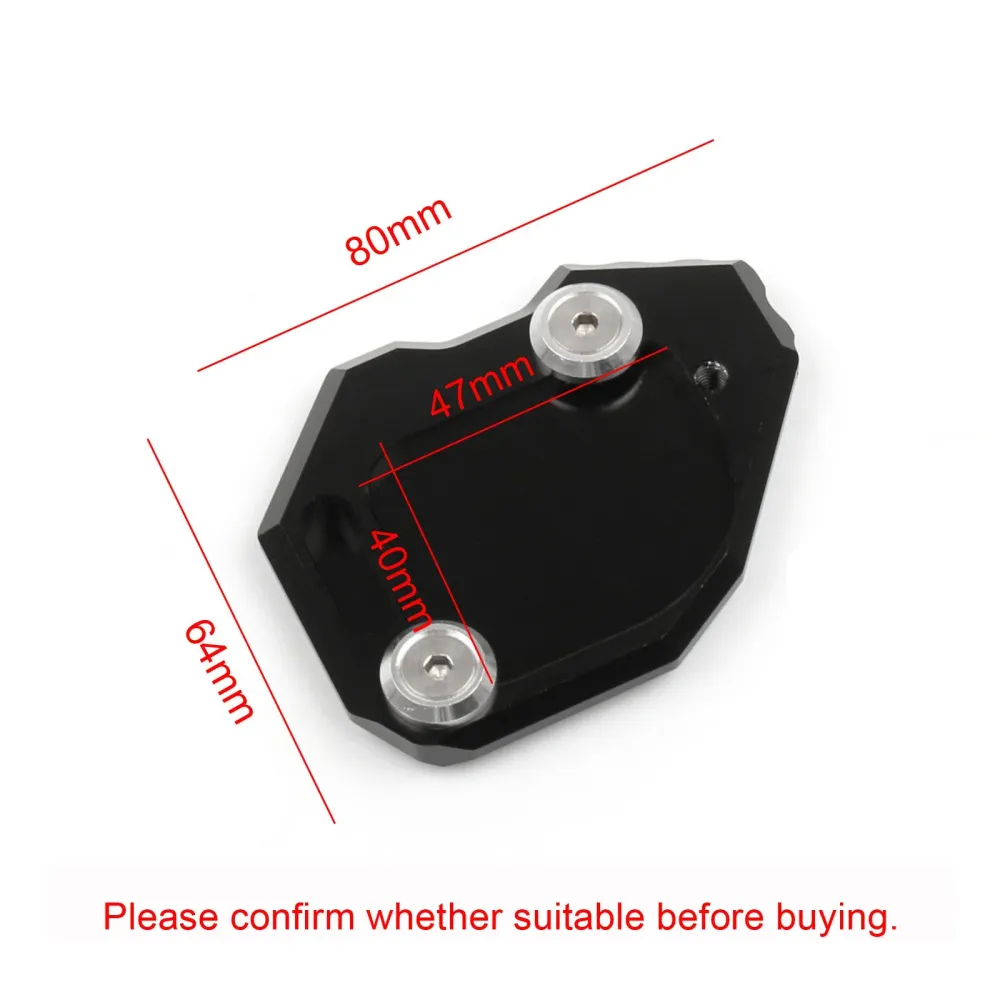 Sidestativ Kickstand Plate Pad BMW F800GS F800 GS 2008-2013 2009 2010 2011 generisk
