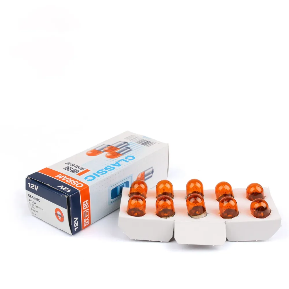 10x Osram 5009 RY10W 12V BAU15S Halogen Original Auto Car blinsignal Amber Generic