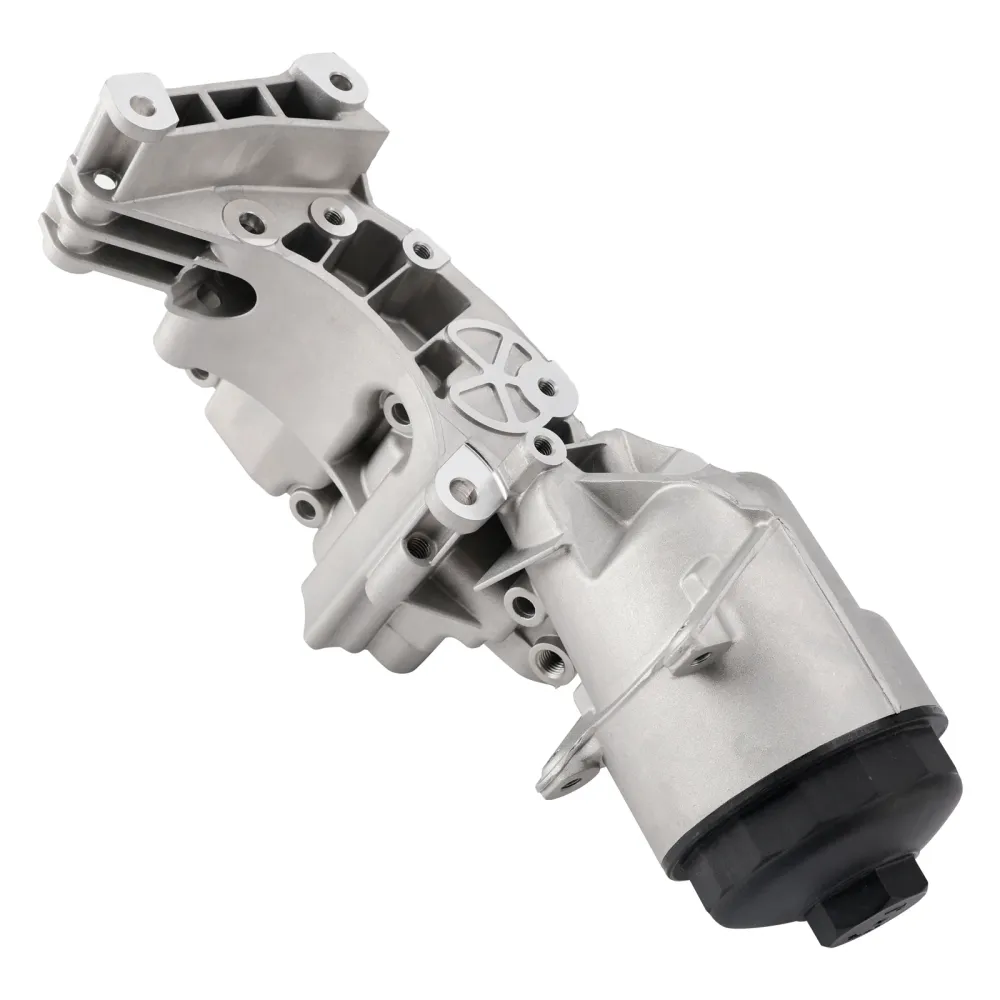 11421713838 BMW 320i E46 2001-2005 L6 2.2L Sedan Engine Oil Cooler Filter Housing