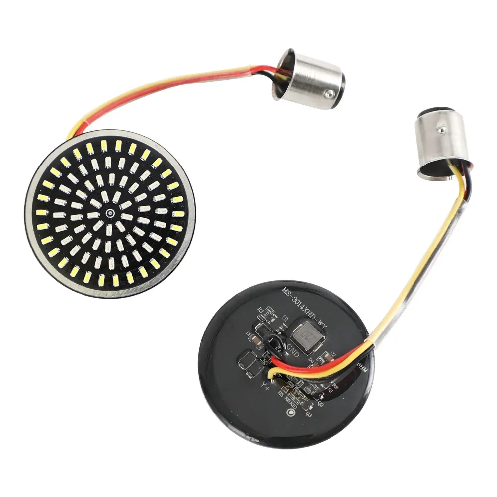 1157 LED -blinklys Lysinnsatser Lampet Softail Touring Dyna Sportster rød