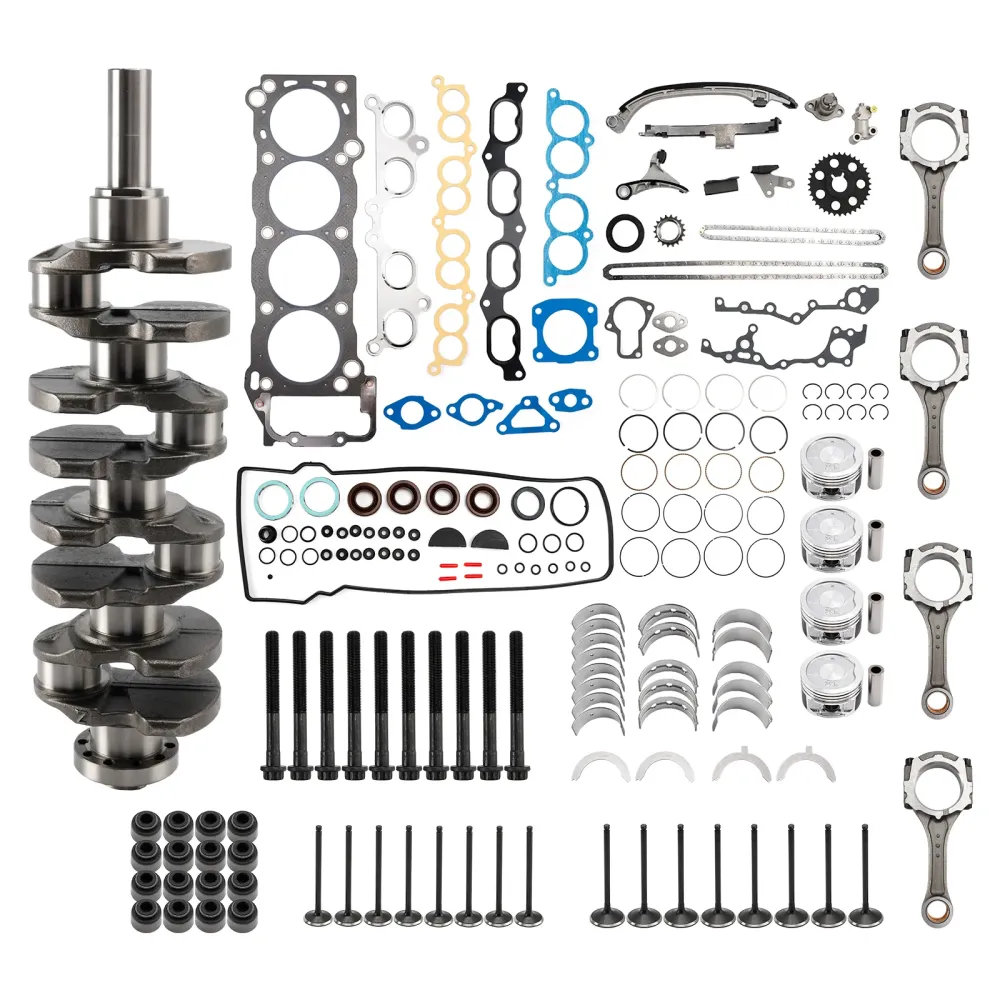 1994-1998 Toyota T100 2.7L 2694cc L4 DOHC 3RZ-FE Motoroverhaling om gjenoppbyggingssett 13411-75901 3-3SRH106