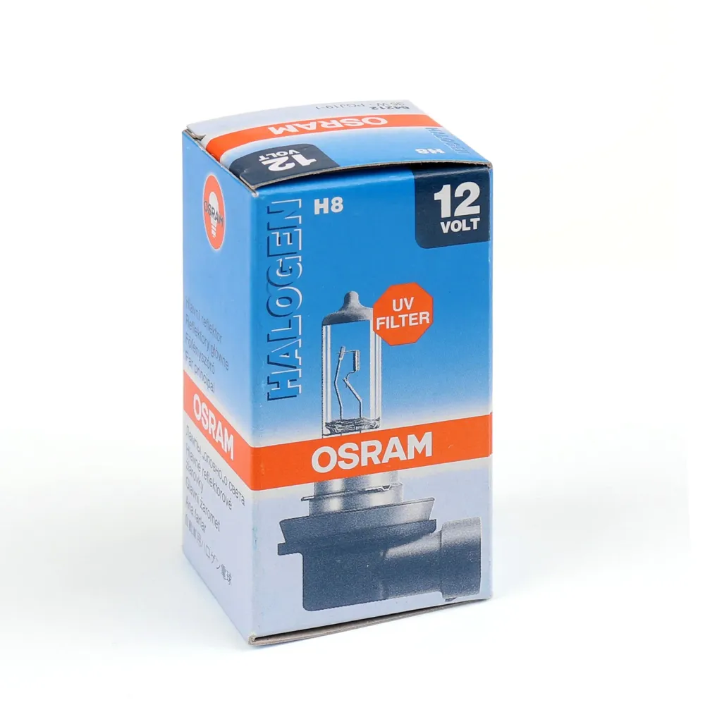 1pc Osram H8 12V 35W 3200K Halogen Original frontlys lampepære laget i Tyskland generisk