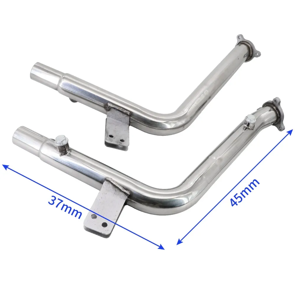 2000-2004 Porsche Boxster 986 2.7L 3.2L Rustfritt stål Downpipe Exims