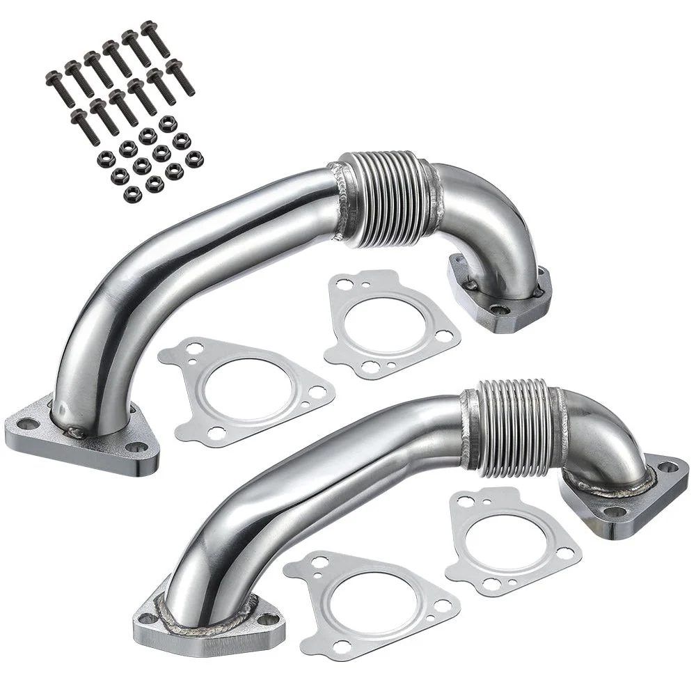 2001-2004 Chevrolet GMC LB7 6.6L Duramax diesel eksos up-pipe