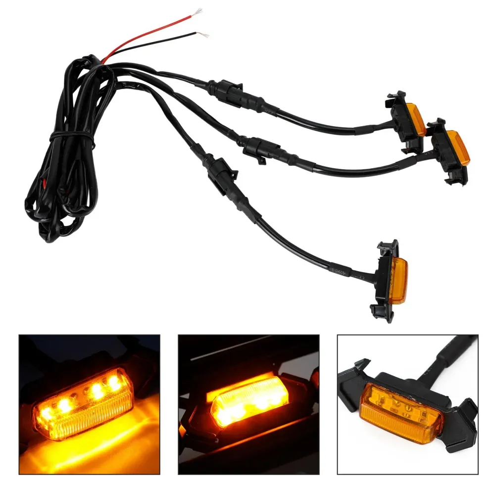 2001-2011 2016-2023 Toyota Tacoma TRD Pro 3PCS Front Bumper Hood Grille LED-lys