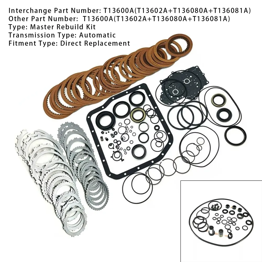 2002-2003 Toyota Camry 3.0L Auto Transmission Master Rebuild Kit Overhaling SEALS U140E U140F T13600A