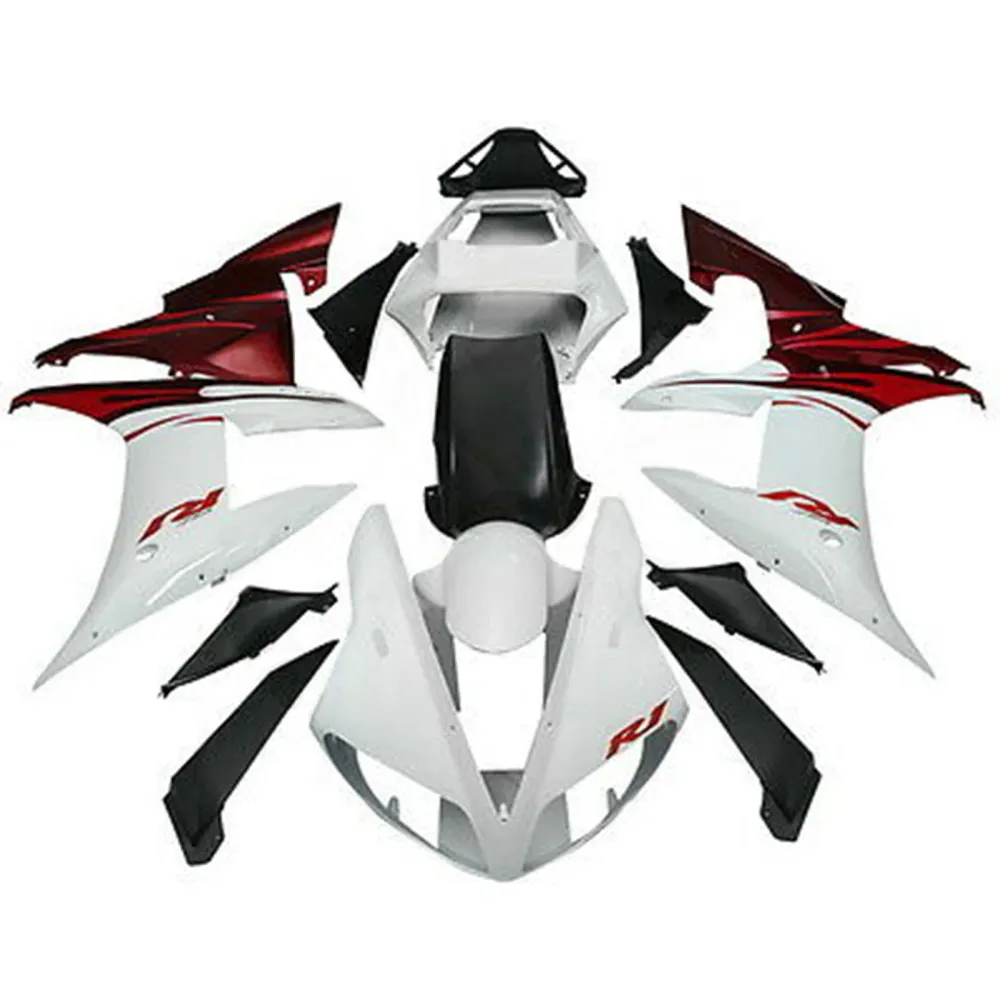 2002-2003 Yamaha YZF R1 YZF-R1 YZFR1 Amotopart Injection Abs Fairing Bodywork Kit 02 03 #20