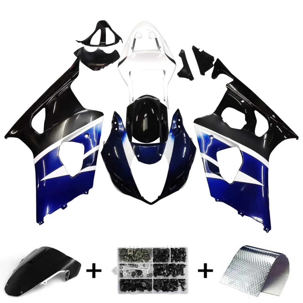 2003-2004 GSXR1000 karosseri Fairing ABS Injection Molded Plastics Set Generic